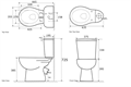 КАИР Унитаз напольный с бачком 660*360*720, косой выпуск, сиденье из полипропилена, крепеж(ПРОДАЖА ИЗ НАЛИЧИЯ) AQ2780-00