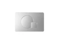 KDI-0000068(QC) Панель смыва Хром матовый (клавиши круг/квадрат), 162*244 мм KDI-0000068