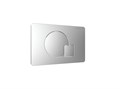 KDI-0000068(QC) Панель смыва Хром матовый (клавиши круг/квадрат), 162*244 мм KDI-0000068