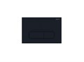 PNS-0000010 (002DQ) Панель смыва Черная матовая для INSP-0000001 Pneumo S (клавиши прямоугольная) PNS-0000010