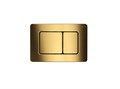 KDI-0000041 (003G) Панель смыва нержавеющая сталь, цвет Титановое золото матовое (клавиши квадрат) KDI-0000041