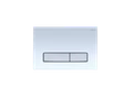 KDI-0000030 (009A-2) Панель смыва Slim Белая глянец (клавиша прямоугольная, хром) KDI-0000030