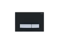 KDI-0000031 (009D-2) Панель смыва Slim Черный матовый (клавиша прямоугольная, хром) KDI-0000031