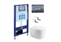 (рама AQUATEK INS-0000025 +крепление KKI-0000002 +кнопка KDI-0000050 +унитаз AQ1980-00 +тонкое сиденье с механиз) SET AQUATEK АЛЬТАИР cm-050 4в1