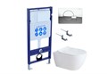 SET AQUATEK ПОЛАРИС (рама AQUATEK Standard INS-0000012+унитаз ПОЛАРИС AQ0700-01 с тонким сиденьем soft-close+ крепеж KKI-0000002 +панель KDI-0000067) SET AQUATEK ПОЛАРИС-01-067 4в1
