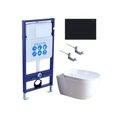 SET AQUATEK ПОЛАРИС (рама AQUATEK Standard INS-0000012+унитаз ПОЛАРИС AQ0700-01 с тонким сиденьем soft-close+ крепеж KKI-0000002 +панель KDI-0000017) SET AQUATEK ПОЛАРИС-01-017 4в1