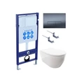 SET AQUATEK ПОЛАРИС (рама AQUATEK Standard INS-0000012+унитаз ПОЛАРИС AQ0700-00 с тонким сиденьем soft-close+ крепеж KKI-0000002 +панель KDI-0000034) SET AQUATEK ПОЛАРИС-034 4в1