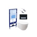 SET AQUATEK ПОЛАРИС (рама AQUATEK Standard INS-0000012 + унитаз ПОЛАРИС AQ0700-00 с тонким сиденьем soft-close + крепеж KKI-0000002 + панель KDI-0000026) SET AQUATEK ПОЛАРИС-026 4в1