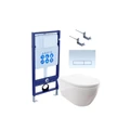 SET AQUATEK ПОЛАРИС (рама AQUATEK Standard INS-0000012 + унитаз ПОЛАРИС AQ0700-00 с тонким сиденьем soft-close + крепеж KKI-0000002 + панель KDI-0000022) SET AQUATEK ПОЛАРИС-022 4в1