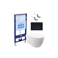 SET AQUATEK ПОЛАРИС (рама AQUATEK Standard INS-0000012 + унитаз ПОЛАРИС AQ0700-00 с тонким сиденьем soft-close + крепеж KKI-0000002 + панель KDI-0000020) SET AQUATEK ПОЛАРИС-020 4в1