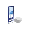 SET AQUATEK СИРИУС (рама AQUATEK Standard INS-0000017(без клавиши и крепежа) + унитаз AQ1582T-00 СИРИУС TORNADO с тонким сиденьем soft-close) SET AQUATEK СИРИУС-INS17