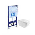 SET AQUATEK МЕДЕЯ T 2в1 (рама AQUATEK Standard INS-0000012 + унитаз AQ1537T-00 МЕДЕЯ Унитаз подвесной, с тонким сиденьем sc) SET AQUATEK МЕДЕЯ T 2в1