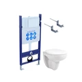 SET AQUATEK КАИР KKI/14 (рама AQUATEK Standard INS-0000014 и крепеж KKI-0000002 + унитаз AQ1170-00 КАИР с тонким сиденьем soft-close) SET AQUATEK КАИР KKI/14
