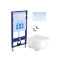 (рама AQUATEK Standard INS-0000012+ кркпеж KKI-0000002+клавиша KDI-0000013+унитаз ДИВА AQ2012-00 с тонким сиденьем soft-close SET AQUATEK ДИВА-013 4в1