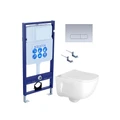 (рама AQUATEK Standard INS-0000012+ кркпеж KKI-0000002+клавиша KDI-0000014+унитаз ДИВА AQ2012-00 с тонким сиденьем so SET AQUATEK ДИВА-014 4в1