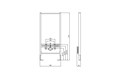 (рама AQUATEK INSB-0000001 + крепеж KKI-0000002 + биде AQ1004-MB) SET AQUATEK МИЯ-MB биде