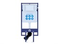 (рама AQUATEK Standard INS-0000020+ крепеж KKI-0000002+клавиша KDI-0000025+унитаз AQ2004-MB с тонким сиденьем soft-close SET AQUATEK МИЯ-MB-025 4в1