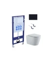 (рама AQUATEK Standard INS-0000012 с клавишей KDI-0000017 и крепежом KKI-0000002+унитаз ВЕГА AQ1905-00 с тонким сиденьем sc SET AQUATEK ВЕГА-1905-017
