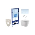 SET AQUATEK ВЕГА-1905-013 (рама AQUATEK Standard INS-0000012 с клавишей KDI-0000013 и крепежом KKI-0000001+унитаз ВЕГА AQ1905-00 с тонким сиденьем sc SET AQUATEK ВЕГА-1905-013 KK-1