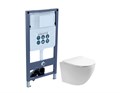 SET AQUATEK ЕВРОПА (рама AQUATEK Standard INSP-0000001 + унитаз ЕВРОПА AQ1900T-00 с тонким сиденьем soft-close) SET AQUATEK ЕВРОПА-INSP01