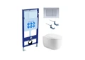 Set AQUATEK АЛЬТАИР (рама AQUATEK Standard INS-0000012 с звукоиз.прокладкой+крепеж KKI-0000002+кнопкаKDI-0000011+унитаз АЛЬТАИР AQ1980-00 с крышкой SET AQUATEK АЛЬТАИР cm-011 4в1