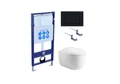 Set AQUATEK АЛЬТАИР (рама AQUATEK Standard INS-0000012 с звукоиз.прокладкой+крепеж KKI-0000002+кнопкаKDI-0000012+унитаз АЛЬТАИР AQ1980-00 с крышкой SET AQUATEK АЛЬТАИР cm-012 4в1