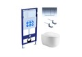 Set AQUATEK АЛЬТАИР (рама AQUATEK Standard INS-0000012 с звукоиз.прокладкой+крепеж KKI-0000002+кнопкаKDI-0000010+унитаз АЛЬТАИР AQ1980-00 с крышкой SET AQUATEK АЛЬТАИР cm-010 4в1