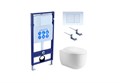 Set AQUATEK АЛЬТАИР (рама AQUATEK Standard INS-0000012 с звукоиз.прокладкой+крепеж KKI-0000002+кнопкаKDI-0000009+унитаз АЛЬТАИР AQ1980-00 с крышкой SET AQUATEK АЛЬТАИР cm-009 4в1