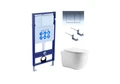 Set AQUATEK КЛАССИК cm (рама AQUATEK Standard INS-0000012 с звукоиз.прокладкой+крепеж KKI-0000002+кнопкаKDI-0000010+унитаз КЛАССИК AQ1112-00 с крышкой SET AQUATEK КЛАССИК cm-010 4в1