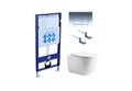 Set AQUATEK КЛАССИК cm (рама AQUATEK Standard INS-0000012 с звукоиз.прокладкой+крепеж KKI-0000002+кнопкаKDI-0000010+унитаз КЛАССИК AQ1112-00 с крышкой SET AQUATEK КЛАССИК cm-010 4в1