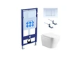 Set AQUATEK АМАДЕО (рама AQUATEK Standard INS-0000012 с звукоиз.прокладкой+крепеж KKI-0000002+кнопкаKDI-0000009+унитаз АМАДЕО AQ1163-00+крышка-сиденье SET AQUATEK АМАДЕО-009 4в1