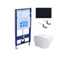 Set AQUATEK АМАДЕО (рама AQUATEK Standard INS-0000012 с звукоиз.прокладкой + крепеж KKI-0000002 + кнопка KDI-0000012 + унитаз АМАДЕО AQ1163-00 с крышкой-сиденьем soft-close) SET AQUATEK АМАДЕО-012 4в1