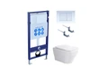 Set AQUATEK АМАДЕО cm (рама AQUATEK Standard INS-0000012 с звукоиз.прокладкой+крепеж KKI-0000002+кнопкаKDI-0000009+унитаз АМАДЕО AQ1180-00 с крышкой SET AQUATEK АМАДЕО cm-009 4в1