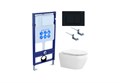 Set AQUATEK ЛЕЯ (рама AQUATEK Standard INS-0000012 с звукоиз.прокладкой+крепеж KKI-0000002+кнопкаKDI-0000012+унитаз ЛЕЯ AQ1199-00 с крышкой-сиденьем SET AQUATEK ЛЕЯ-012 4в1