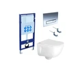 SET AQUATEK ДИВА-023 4в1 (рама AQUATEK Standard INS-0000012+ кркпеж KKI-0000002+клавиша KDI-0000023+унитаз ДИВА AQ2012-00 с тонким сиденьем soft-close SET AQUATEK ДИВА 4в1