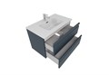 Тумба с раковиной для ванной AQ77080-MG серый матовый, 815х545х460 AQ77080-MG
