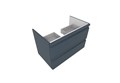 Тумба с раковиной для ванной AQ77080-MG серый матовый, 815х545х460 AQ77080-MG