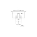 Кнопка слива для арматуры IDDIS Optima Home 2-ур, 48 мм, хром (92048SB2AR) 92048SB2AR