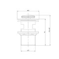 Выпуск для умывальника IDDIS Optima Home, хром (001SB01i88) 001SB01i88