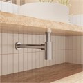 Бутылочный сифон для умывальника, матовый хром, Optima Home, IDDIS, (OPTBC00i84) OPTBC00i84