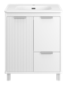Тумба под раковину Brevita Risacca White 70 напольная (белая) RIS-06070-0142Я