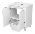 Тумба под раковину Brevita Risacca White 70 напольная (белая) RIS-06070-0142Я