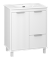 Тумба под раковину Brevita Risacca White 70 напольная (белая) RIS-06070-0142Я