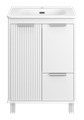 Тумба под раковину Brevita Risacca White 60 напольная (белая) RIS-06060-0142Я