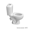 Унитаз - компакт КЕРАМИН Литл Инкоэр 300х580х710 мягкое сиденье, белый (CS00077200) CS00077201