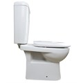 Унитаз-компакт Альбано R ЖС 2 режим (функция EASY Fluh EASY Clean) с жестким сиденьем, с двухрежимной спускной арматурой (КНР) и креплением угловым с CS00087073