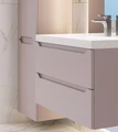 Тумба с  раковиной Violetta  для ванной комнаты, подвесная VIOLETTA-P-T02-100-2B-SF019
