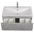 Тумба с раковиной подвесная BelBagno ACQUA 100 Cemento Verona Grigio, раковина белая 1570408681