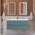 Тумба с раковиной подвесная BelBagno KRAFT 120 Голубой Матовый, раковина BB1200ETL 0148246802