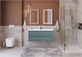 Тумба с раковиной подвесная BelBagno KRAFT 120 Голубой Матовый, раковина BB1200ETL 0148246802